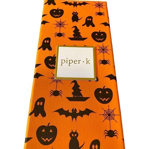 Piper K Rhinestone & Pave Crystal Skelton Pendant on extra long gold toned chain - Picture 7 of 7